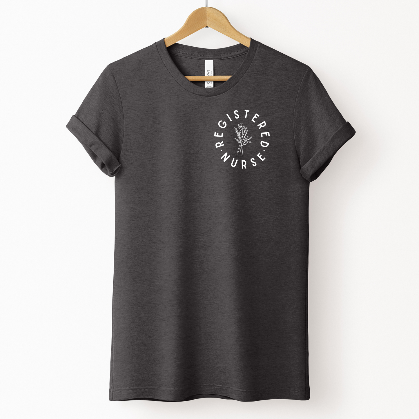 Floral Circle Registered Nurse Design