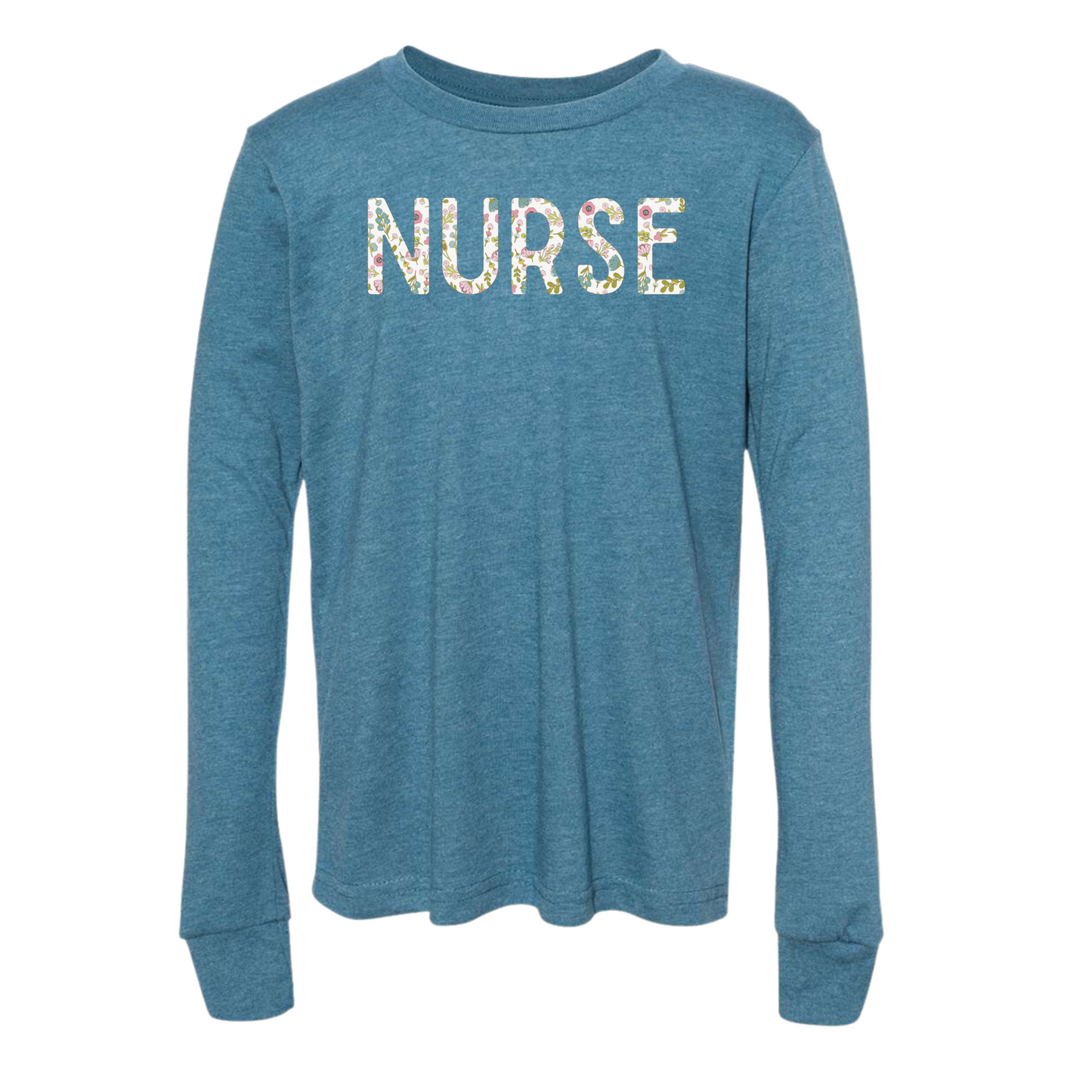 Summer Floral-Nurse Longsleeve