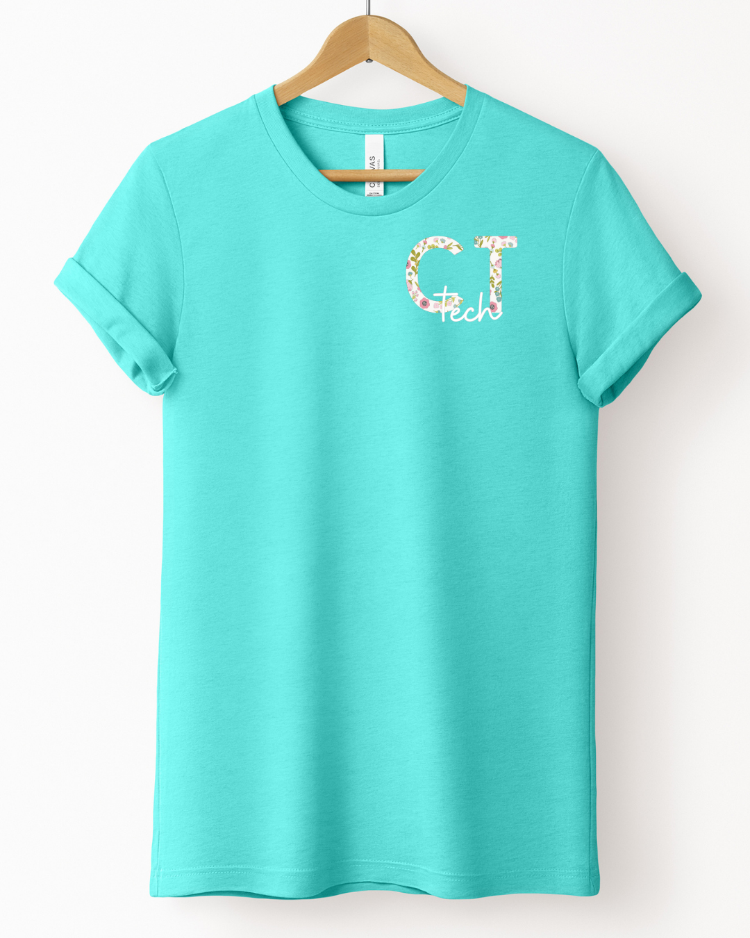 Summer Floral- CT Tech Tee