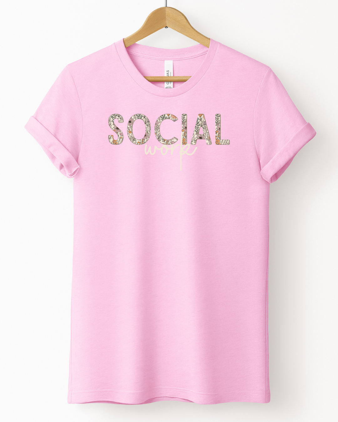 Fall Floral - Social Work Tee