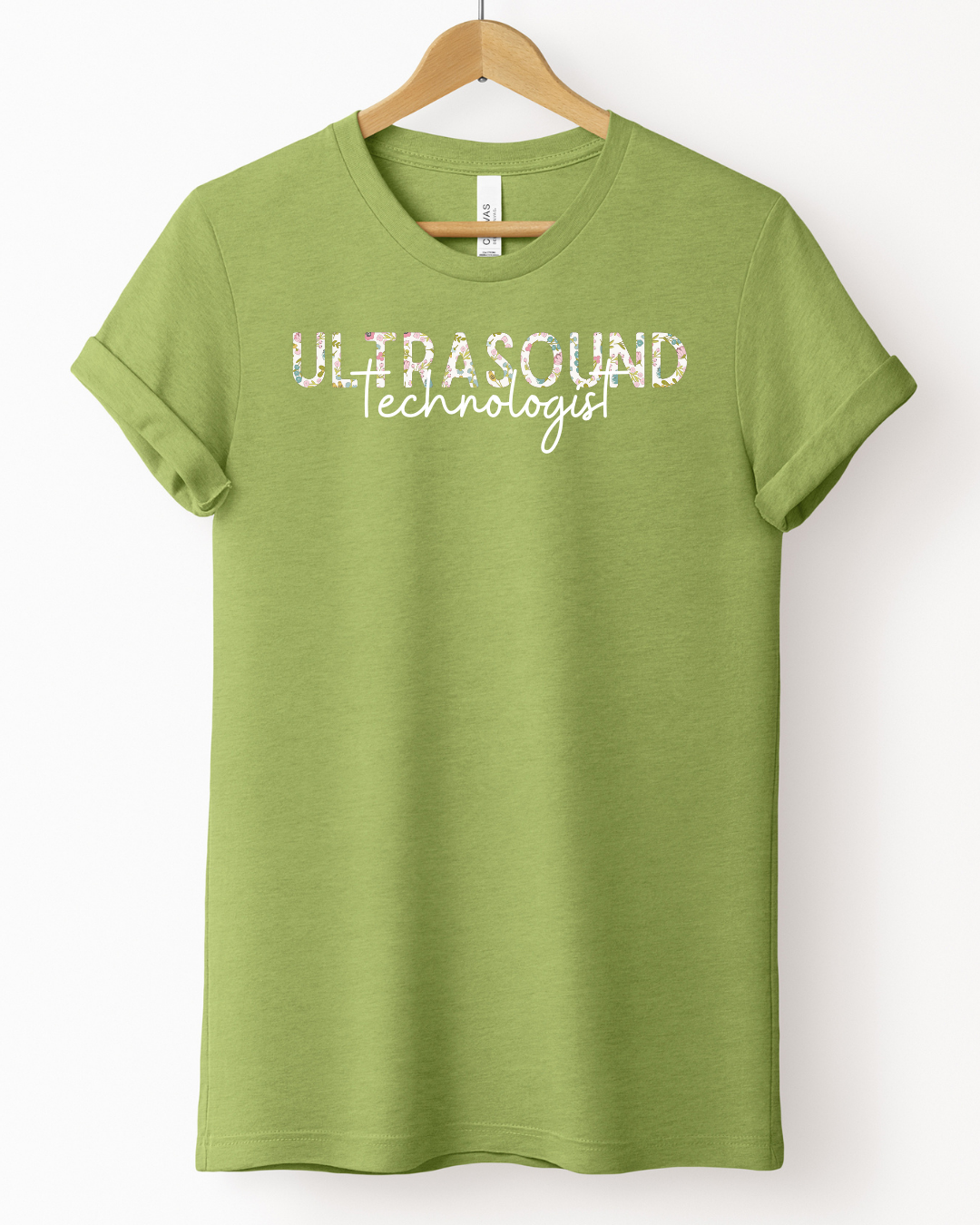 Summer Floral- Ultrasound Tech Tee
