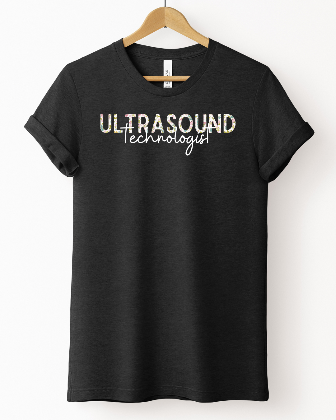 Summer Floral- Ultrasound Tech Tee