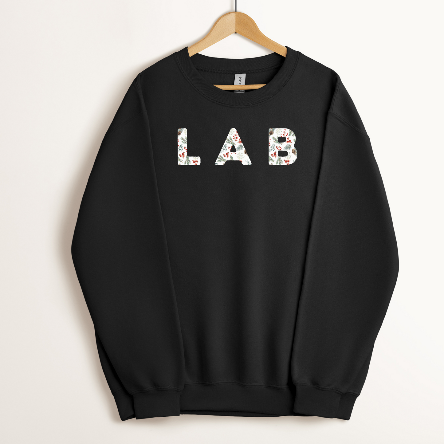 Vintage Christmas Lab Crewneck
