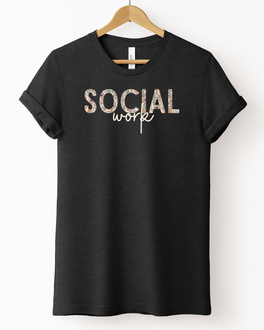 Fall Floral - Social Work Tee