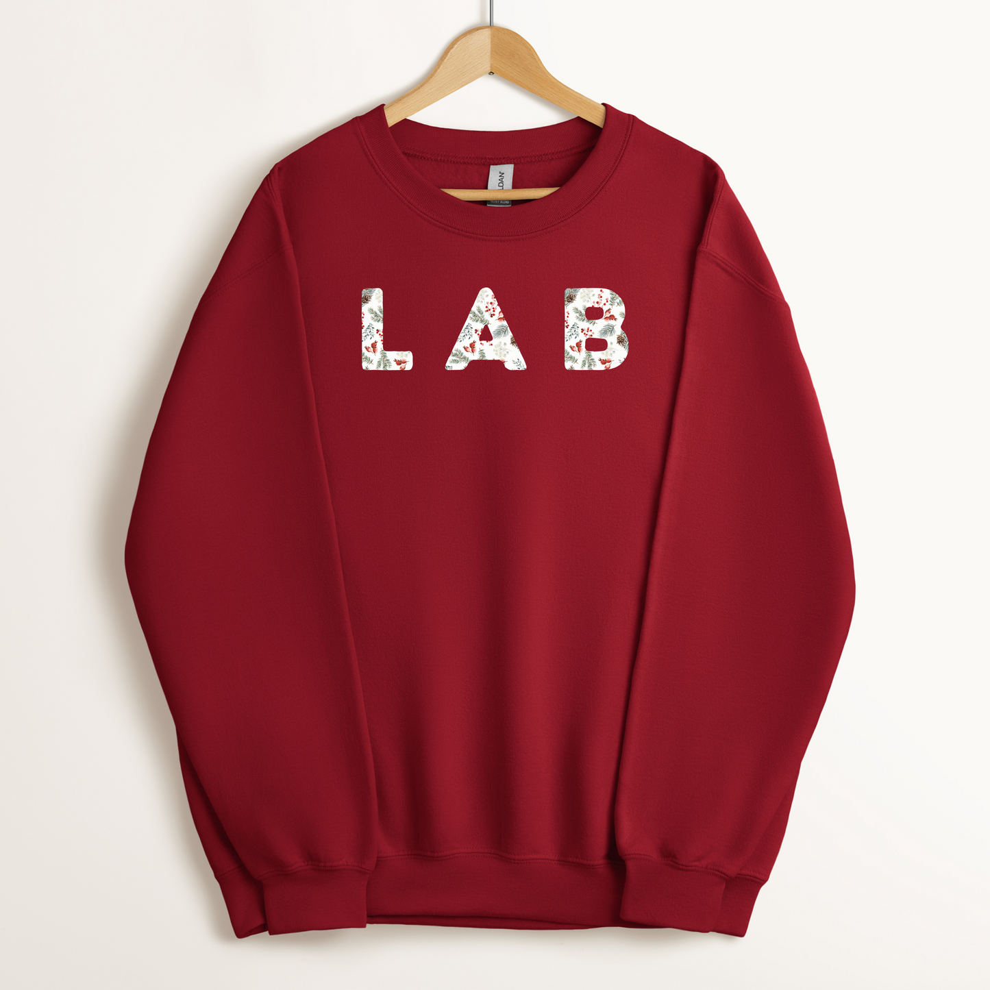 Vintage Christmas Lab Crewneck