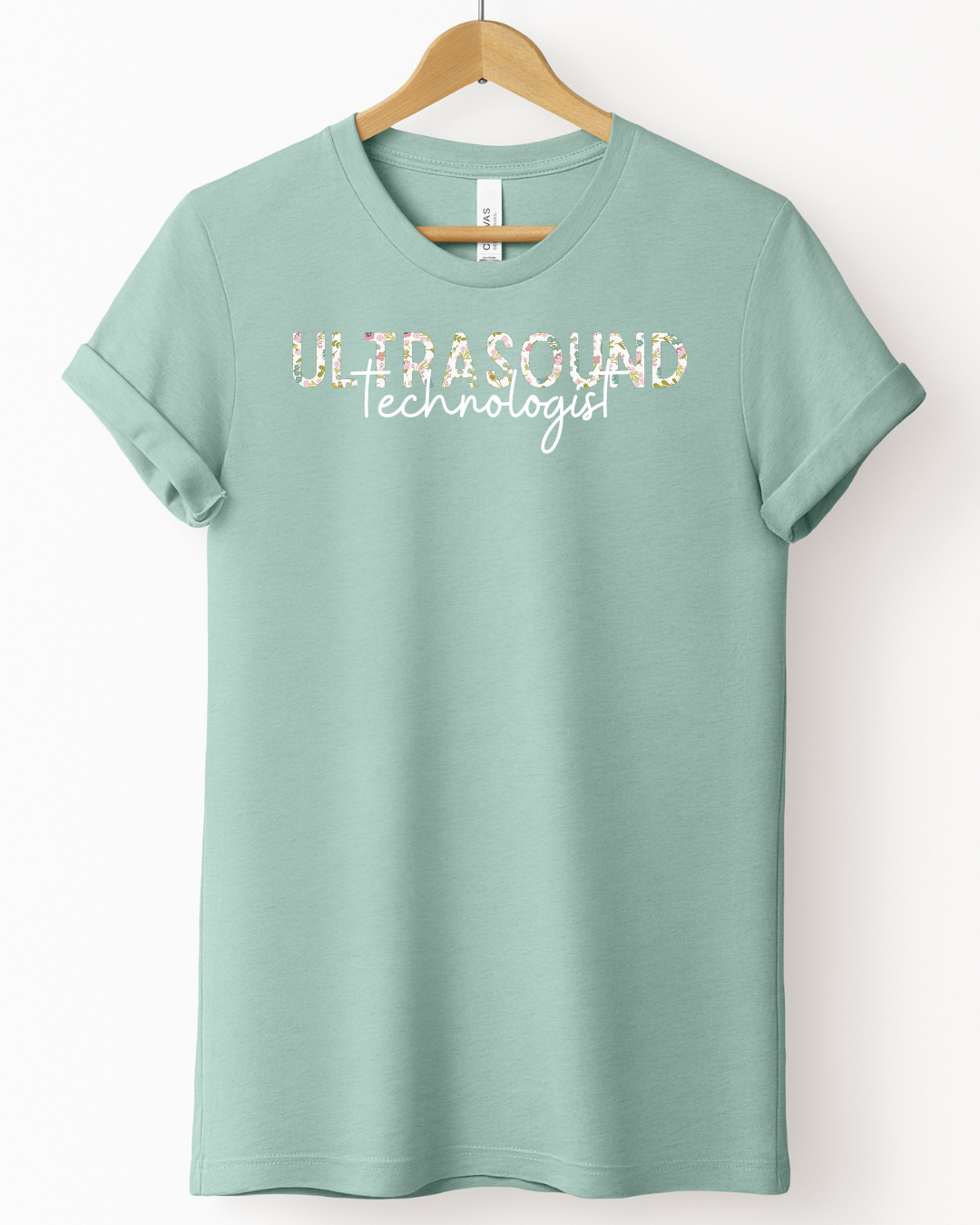 Summer Floral- Ultrasound Tech Tee