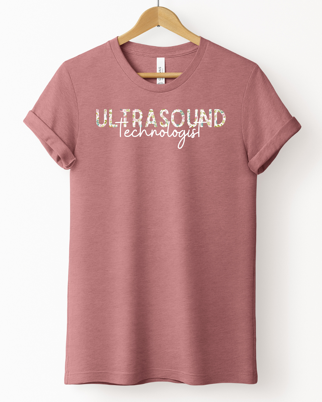Summer Floral- Ultrasound Tech Tee