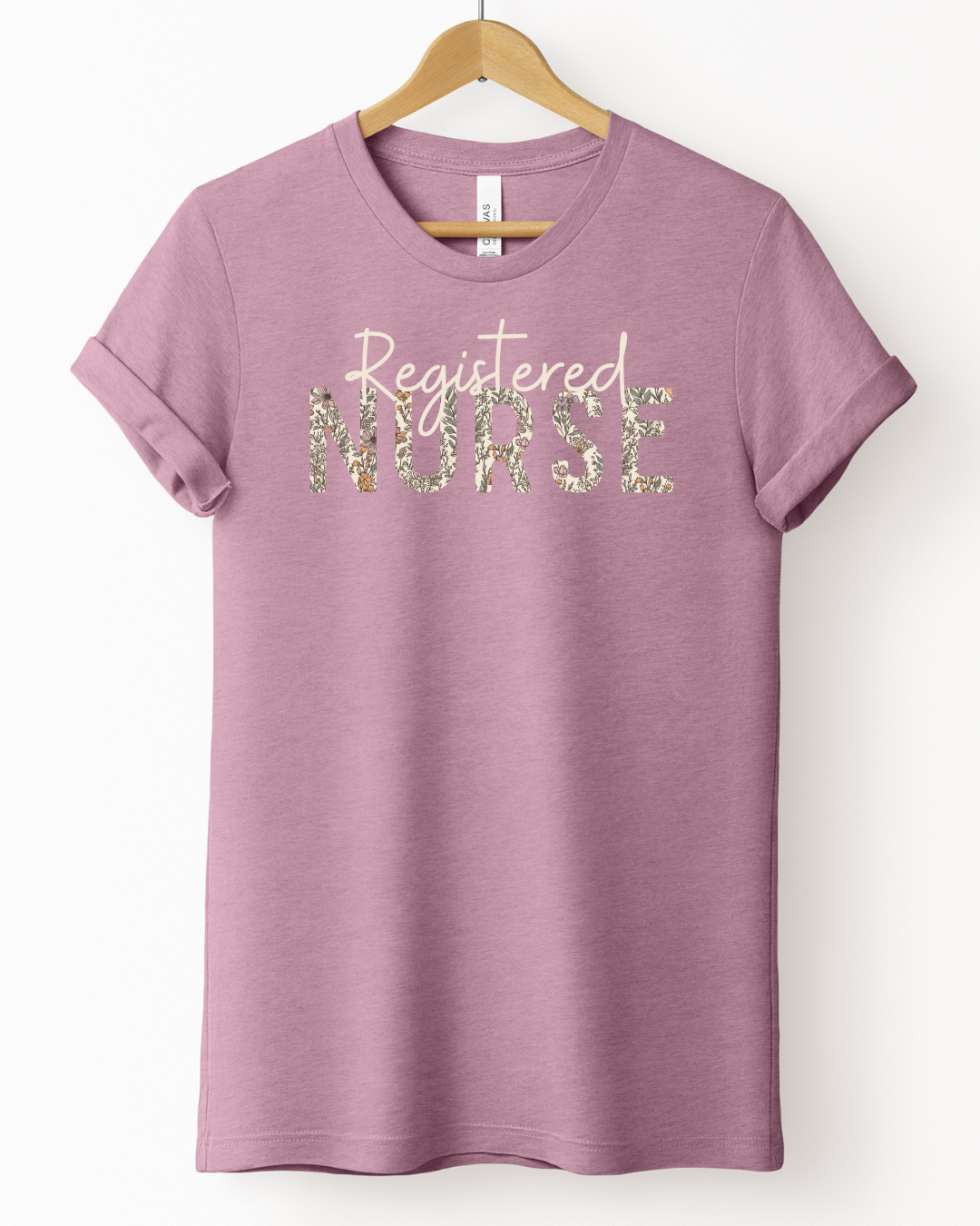 The Fall Floral- Registered Nurse Tee