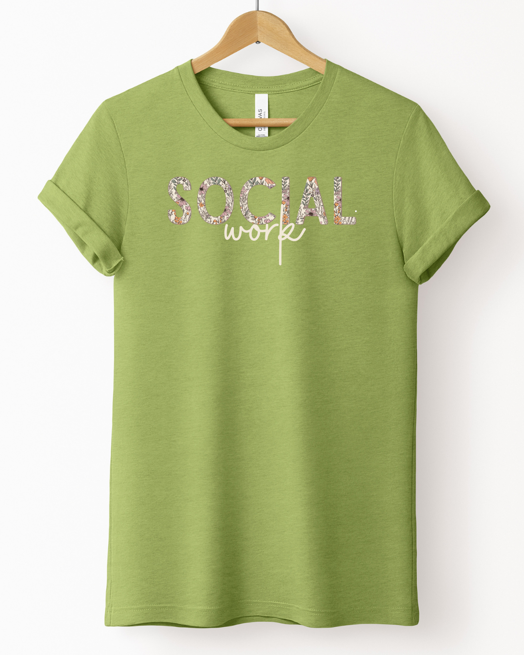 Fall Floral - Social Work Tee
